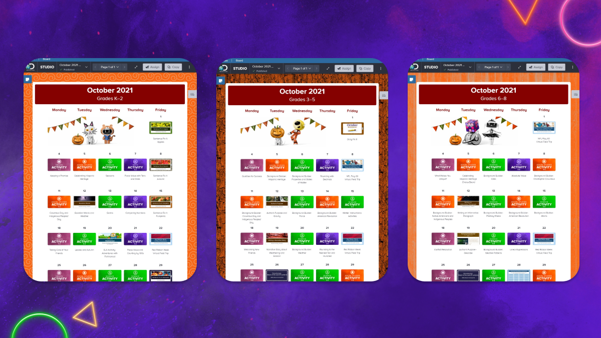 Discovery Education  Ready-to-Use Daily Activities