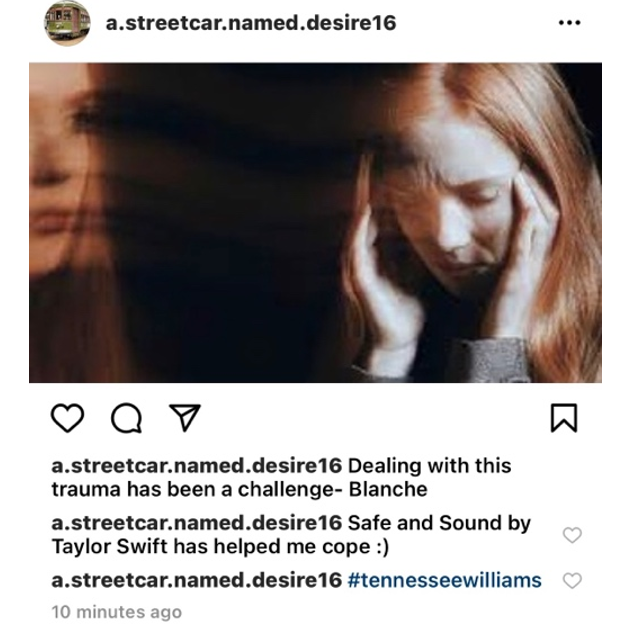 A Streetcar Named Desire, Scenes 1-6 Workshop 