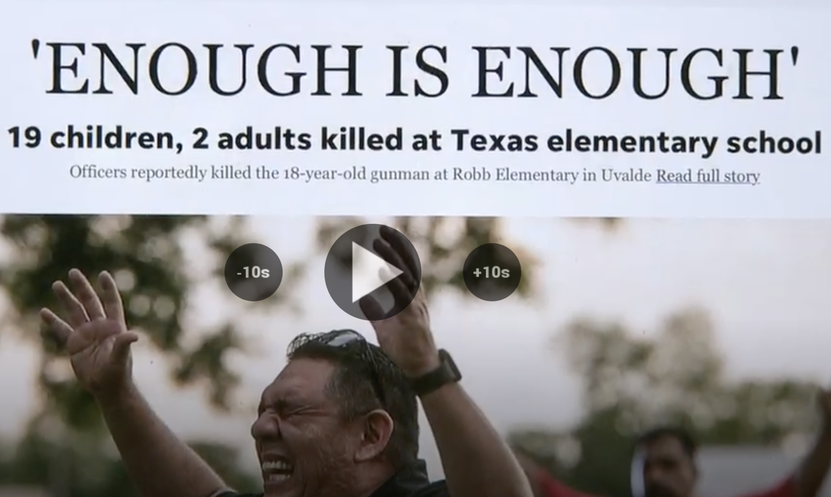 Video Clip: School Shooting in Uvalde (TX)