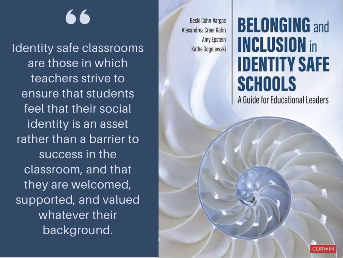 Idenitity Safe Classrooms Pathways to Belonging and Learning Grades 6-12