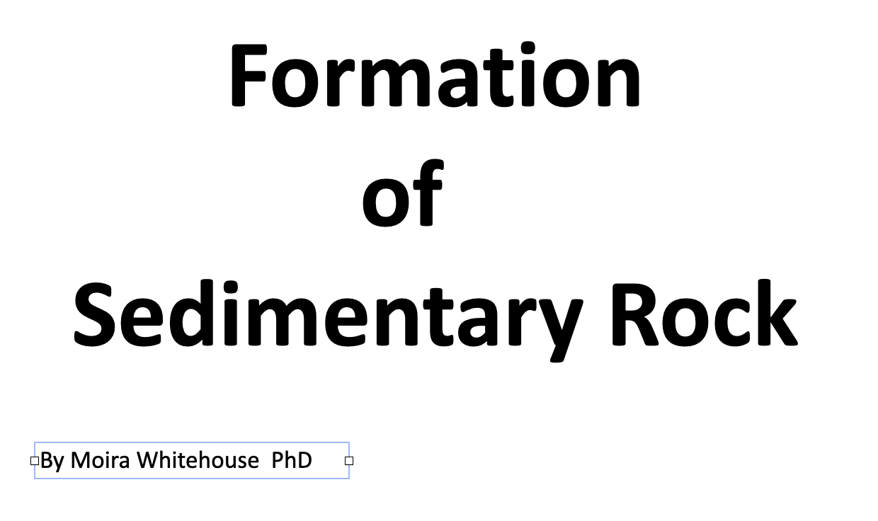 FORMATION OF SEDIMENTARY ROCK