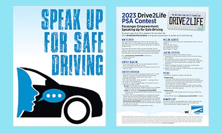 Empower Passengers to Speak Up for Safe Driving - Drive2Life PSA Contest 