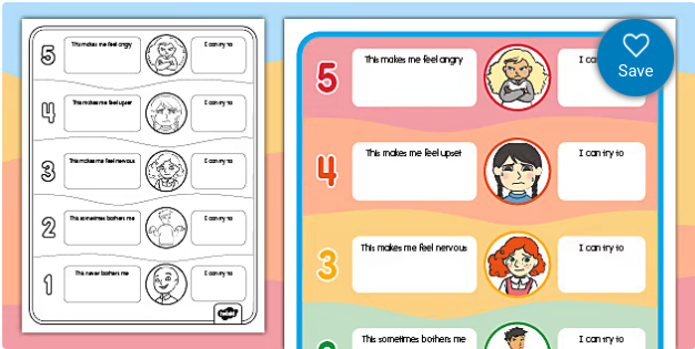 Feelings Trigger Chart With Strategies Poster