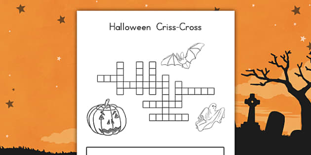 Halloween Criss Cross