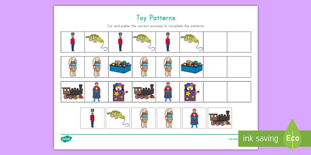 Toy Complete the Pattern Activity