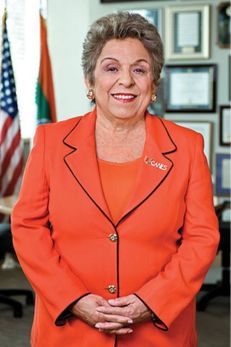 A photo of Donna Shalala, prominent Arab American politician and educator