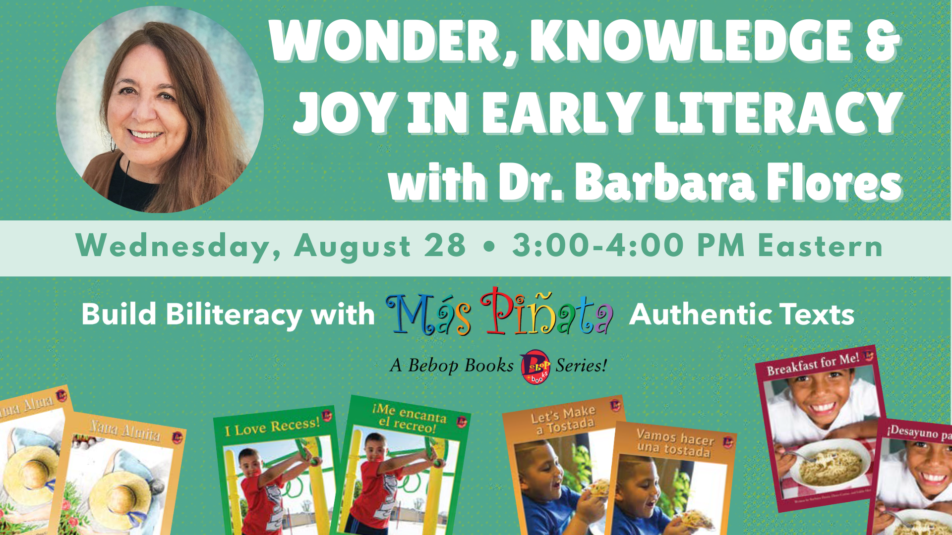Wonder, Knowledge & Joy in Early Literacy with Dr. Barbara Flores
