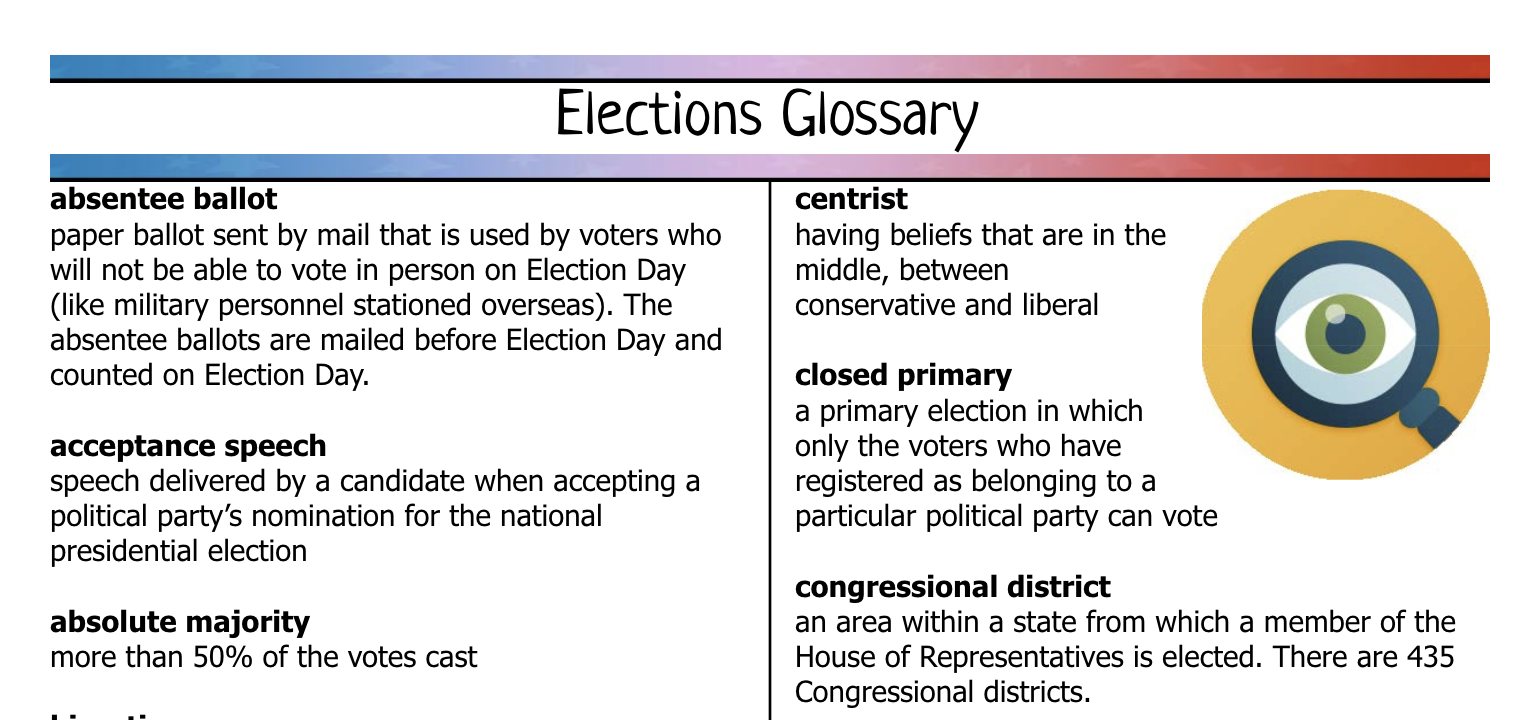 Election Glossary
