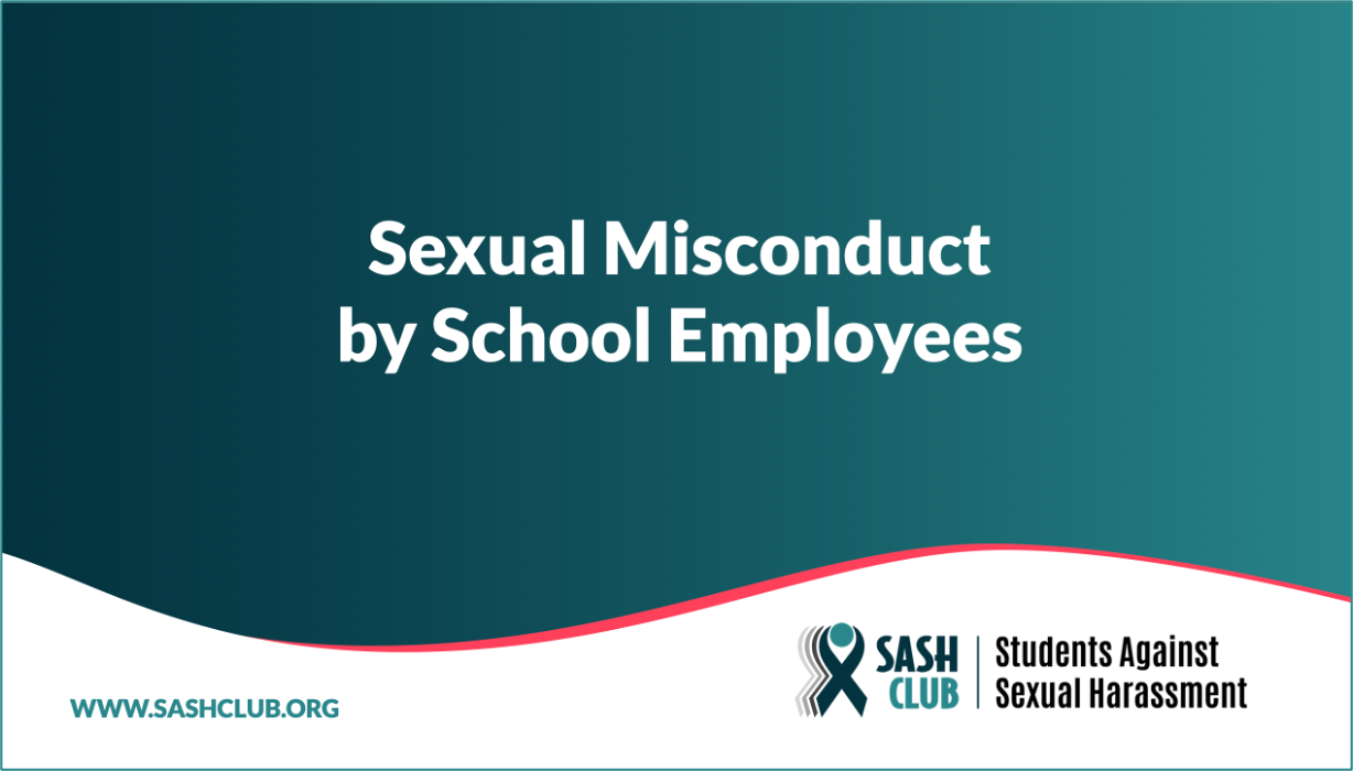 Sexual Misconduct by School Employees