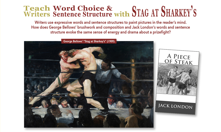 Teach Writers Word Choice and Sentence Structure with Stag at Sharkey’s