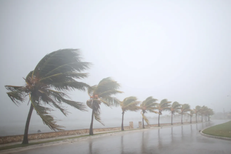 Hurricane in the Caribbean SIMULATION 