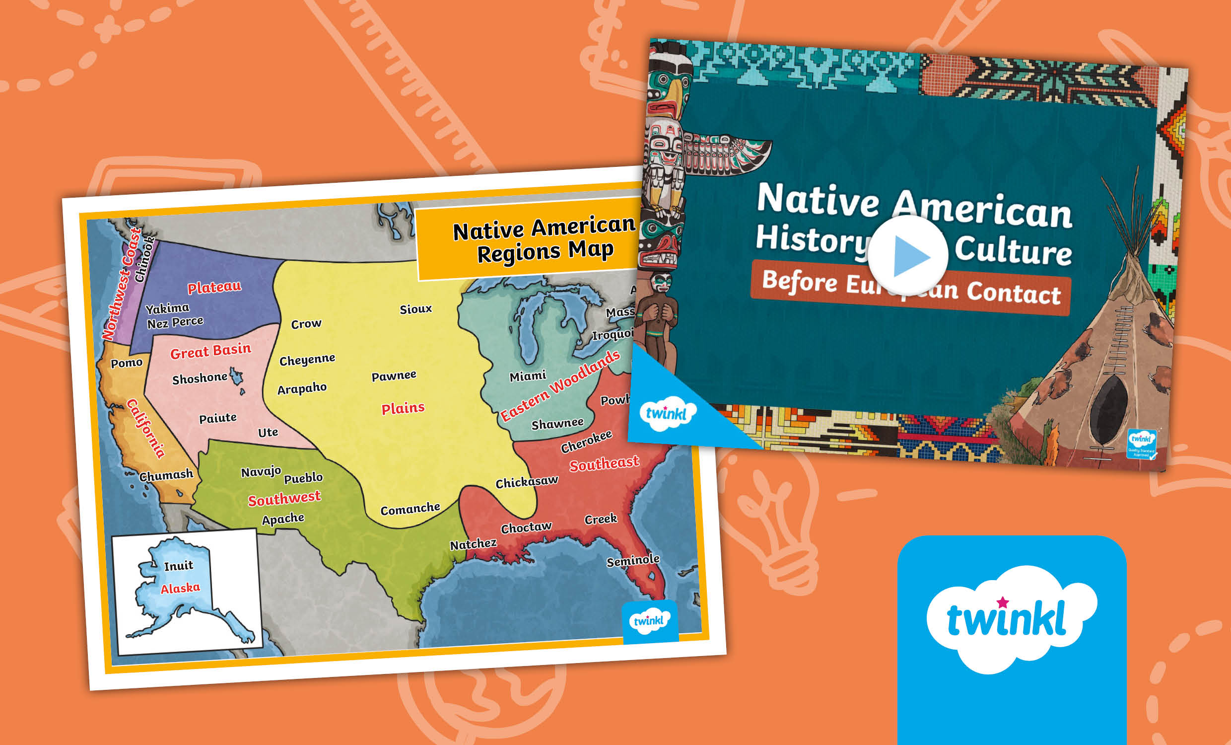 Native American History Lesson pack for 6th -8th Grade