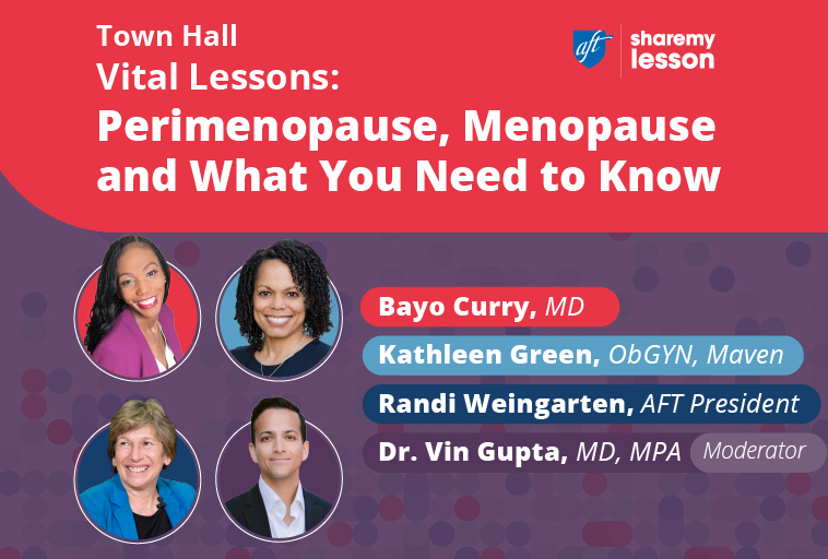 Vital Lessons: A Town Hall on Perimenopause, Menopause and What You Need to Know