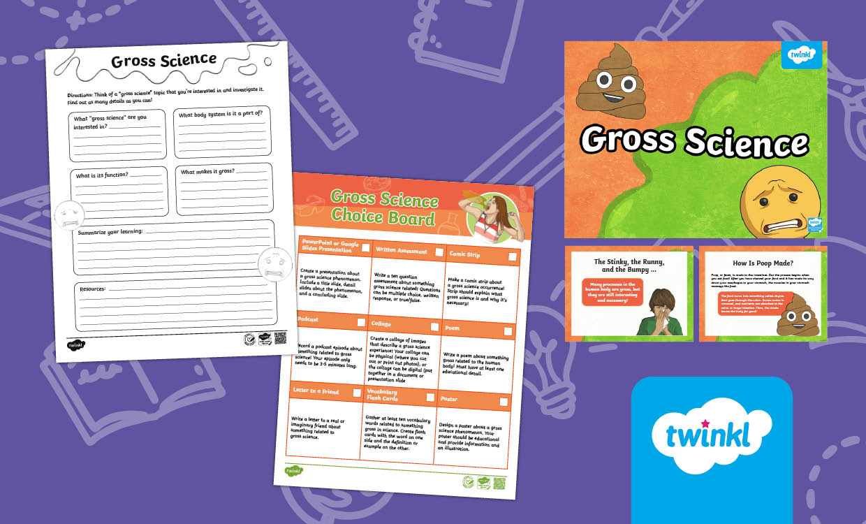 Gross Science Lesson for 3rd-5th Grade