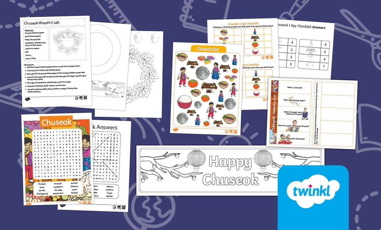 Chuseok Autumn Festival Lesson for K-2nd Grade