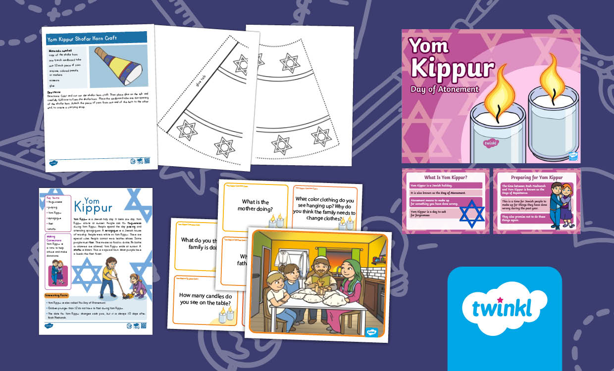 Yom Kippur Lesson for K-2nd Grade