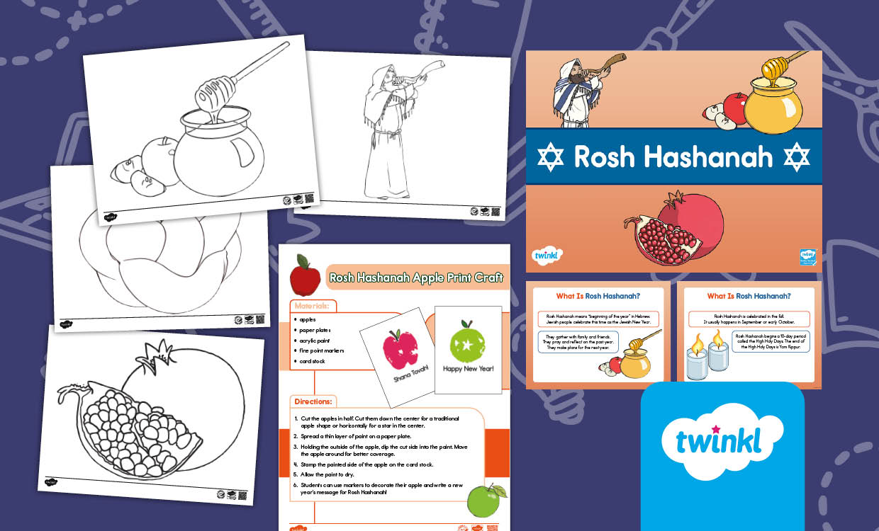 Rosh Hashanah Lesson for K-2nd Grade