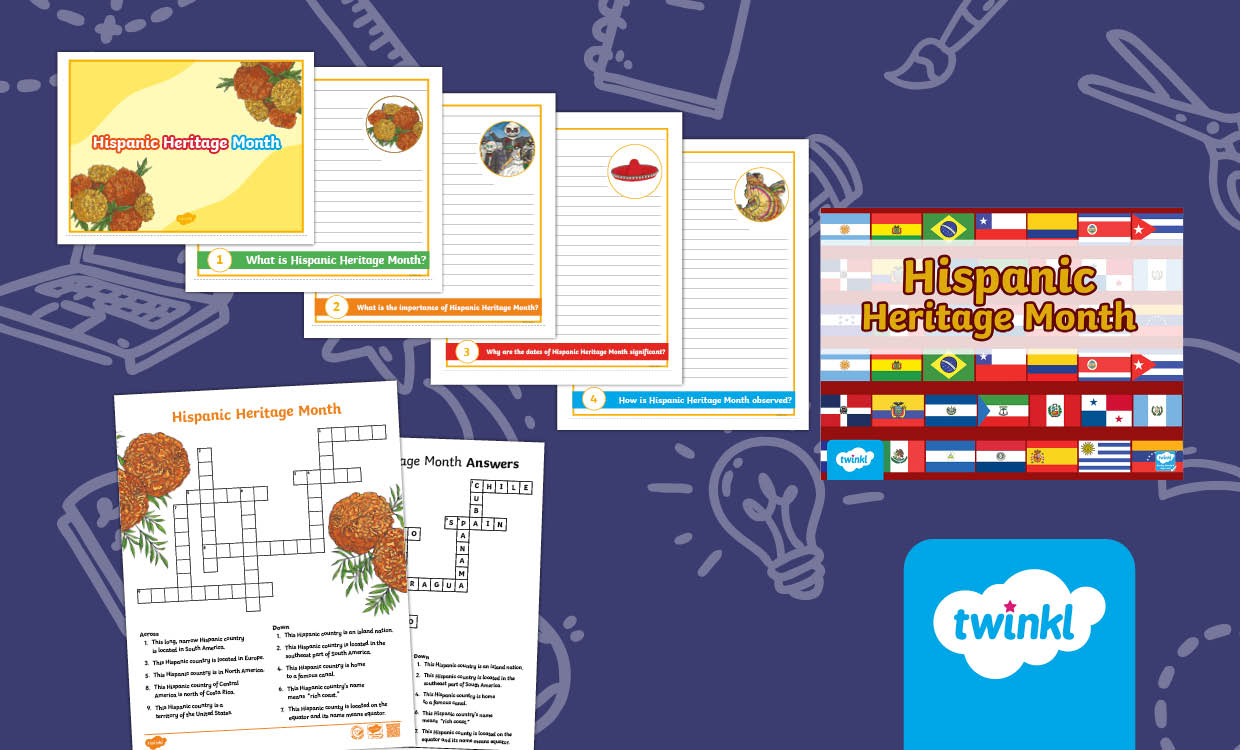 Hispanic Heritage Month Lesson for 3rd-5th Grade