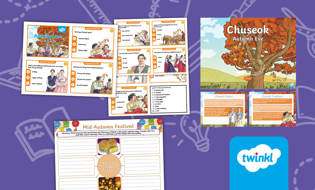 Chuseok Autumn Festival Lesson for 3rd-5th Grade