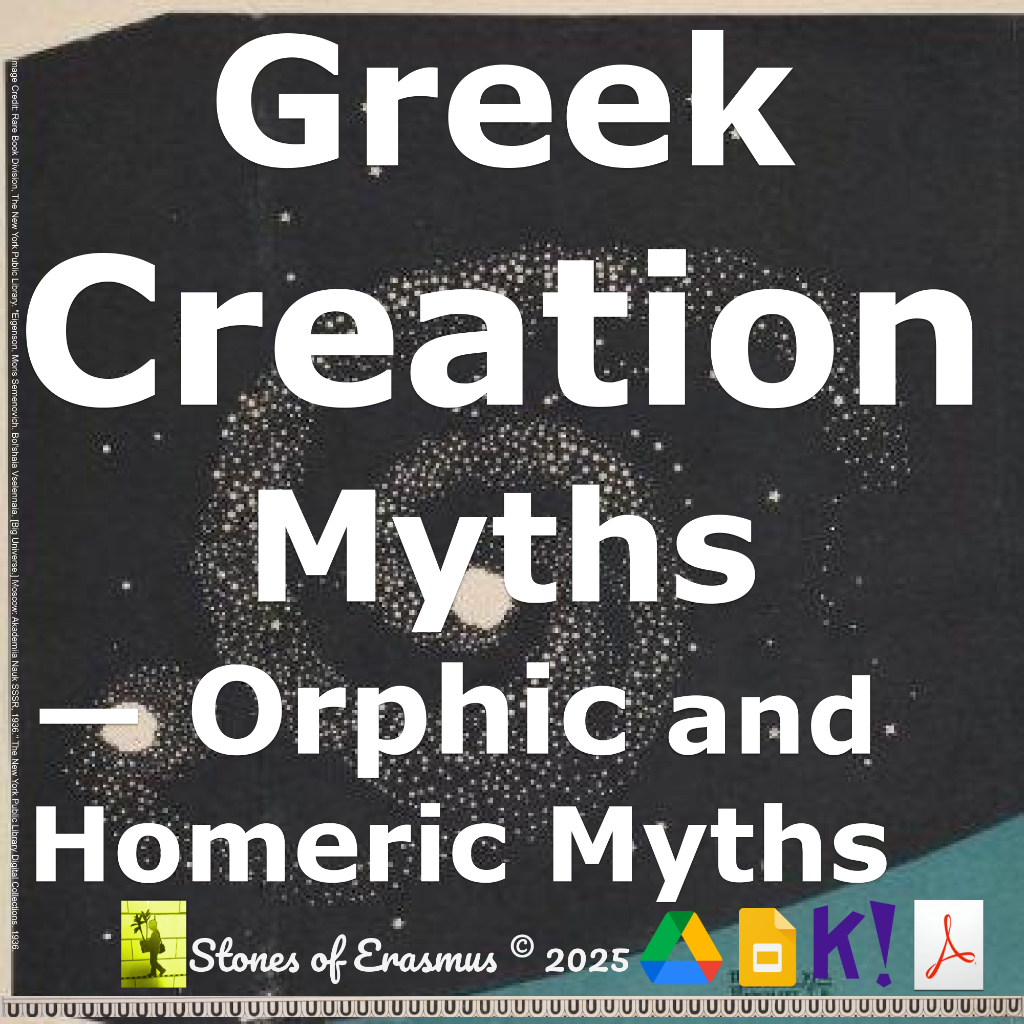 Orphic & Homeric Creation Myths Greek Mythology Series Grades 8-10 ELA
