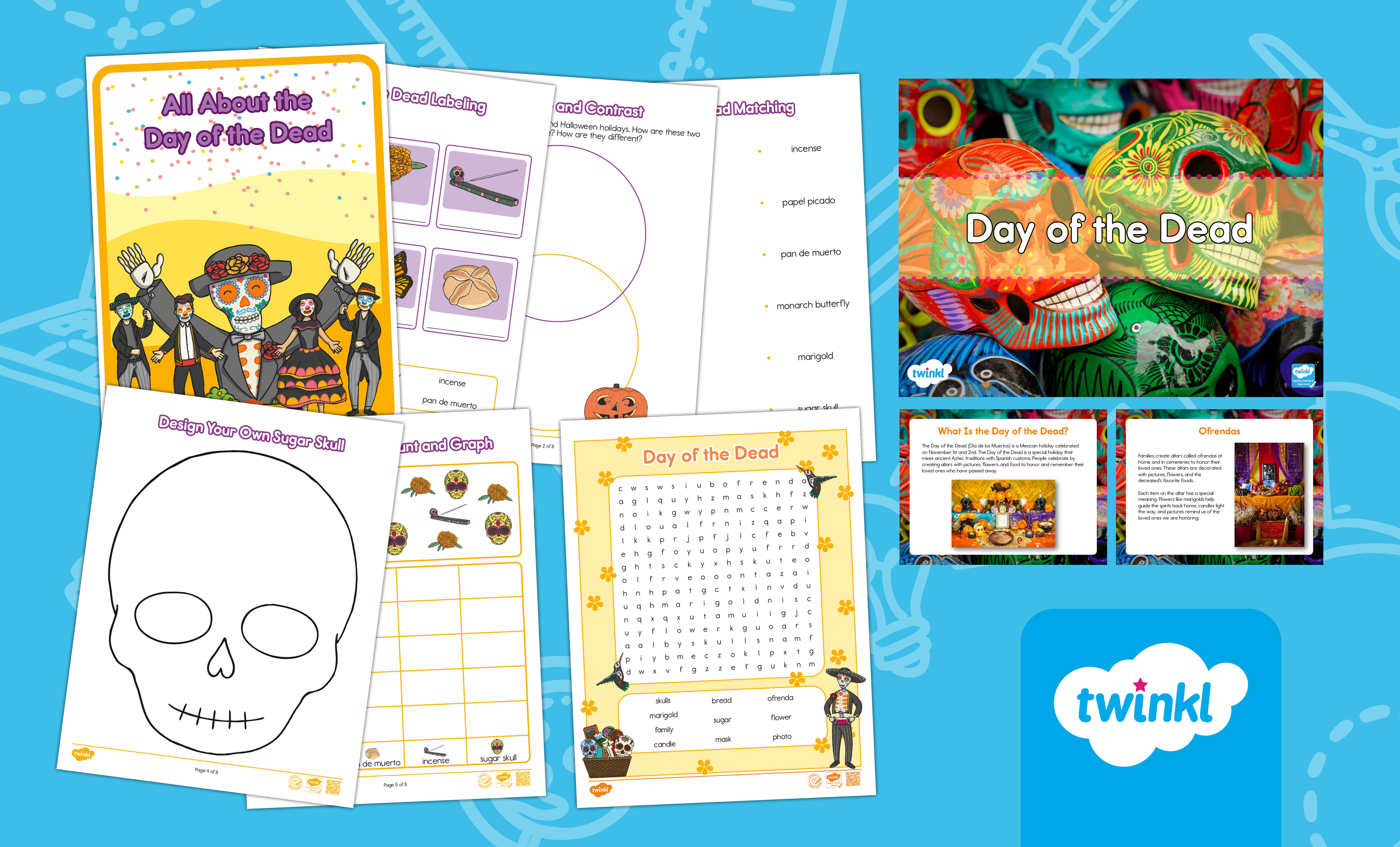 Day of the Dead Lesson for K-2nd Grade