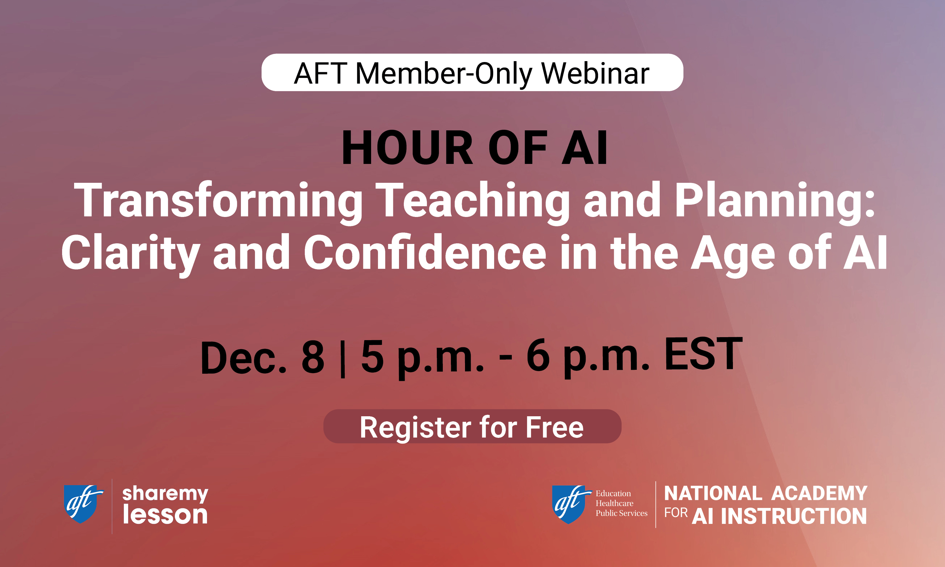Hour of AI: Transforming Teaching and Planning: Clarity and Confidence in the Age of AI