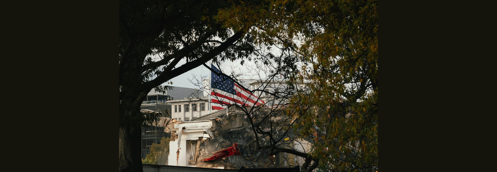 The East Wing of the White House is Demolished