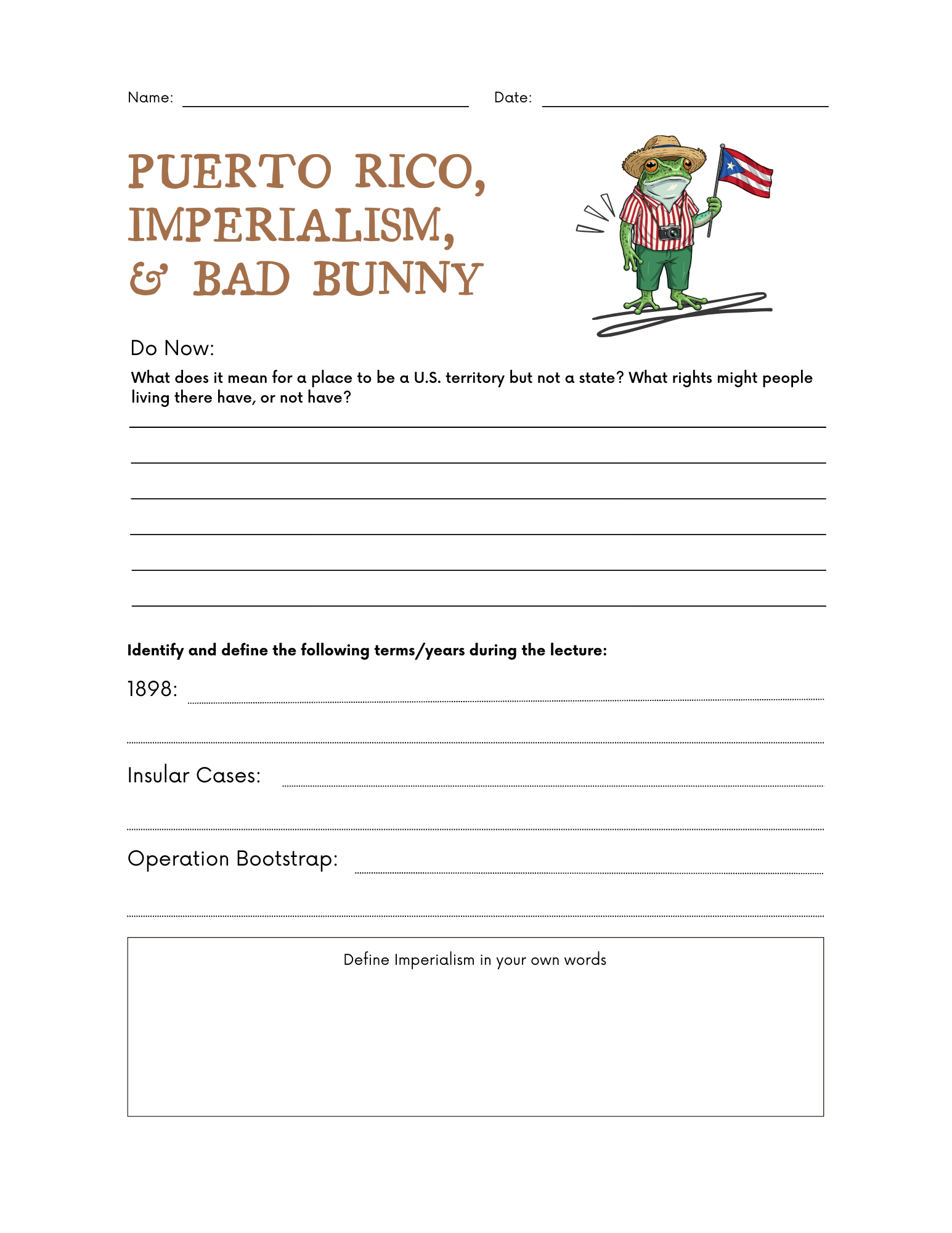 Puerto Rico, Imperialism, and Bad Bunny