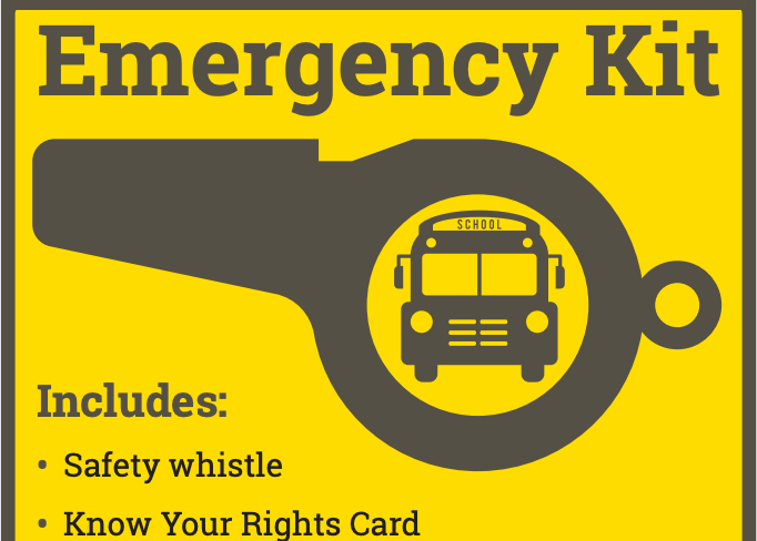 Protecting Our Students Emergency Kit: Whistle Alert & Know Your Rights