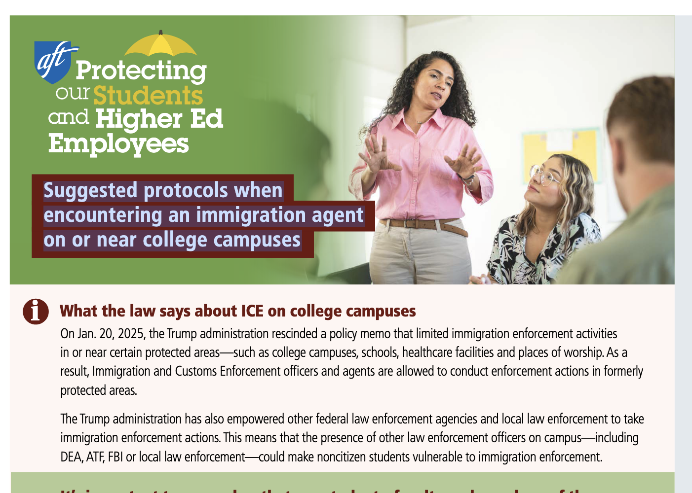 Know Your Rights as an Immigrant in Higher Education 