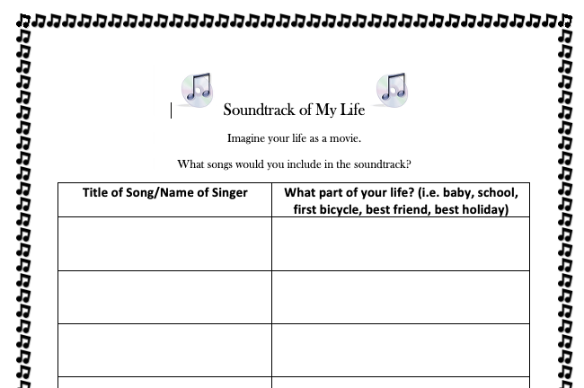 "My Life Book" Project