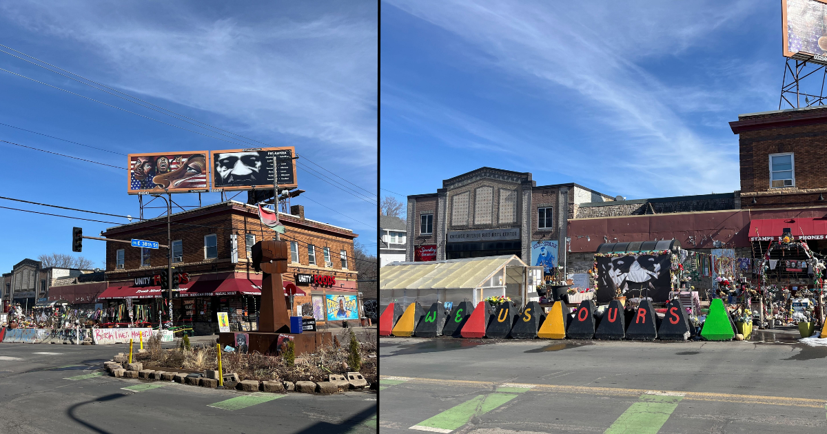George Floyd Square, February 2026. Photos courtesy of Andrew Kratochvil.