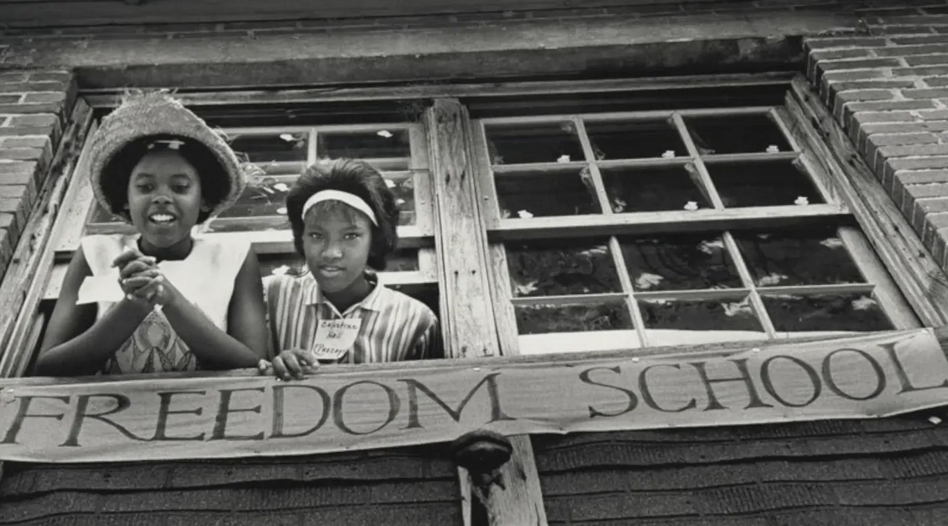 AFT members traveled to the South to teach in Freedom Schools.