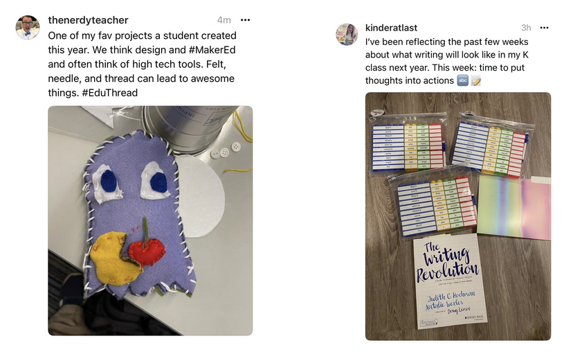 Ideas from Threaducators