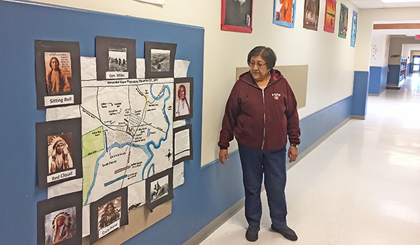Native American Culture Today: Marie Acoya counsels elementary students and their families.