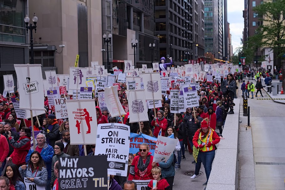 teacher unions strike in chicago