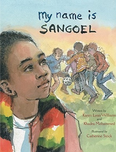 books about immigration my name is sangoel
