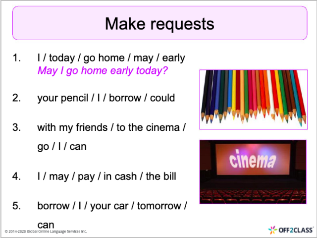Modal Verbs - Requests (Would, Could, Can, May, Might) - Free ESL Lesson Download