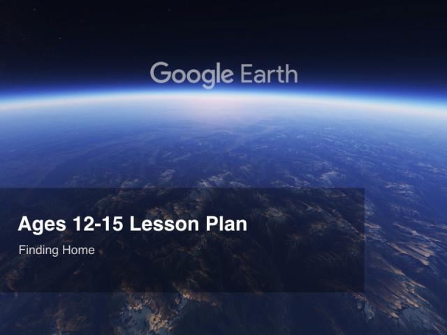 Google Earth Education: Lesson Plan Ages 12-15