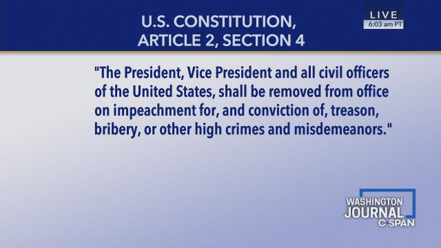 Lesson Plan: How should the Congress interpret the standard for impeachment?
