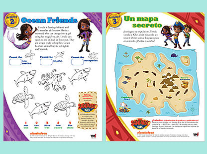 Early learning adventures with Santiago of the Seas!