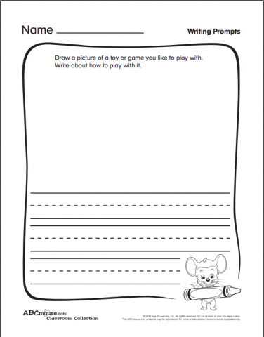 ABCmouse Writing Prompts (English and Spanish)