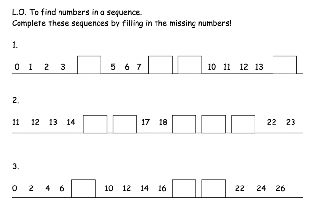 Practicing Counting with Patterns: Worksheets