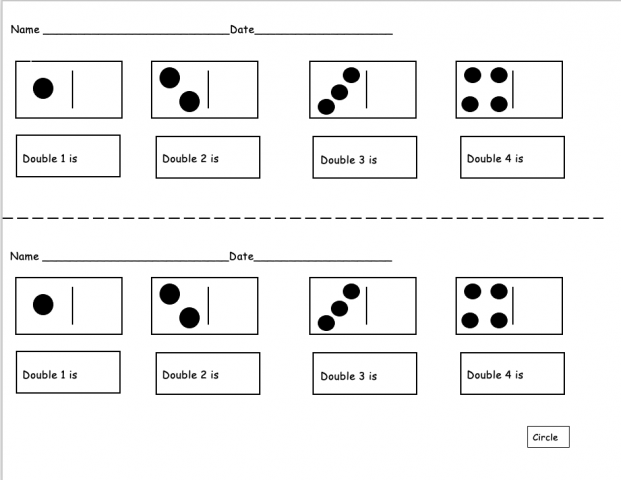 Doubling Worksheets