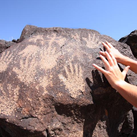 Petroglyph History: Hands Over Time