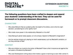 Extension Questions - Macbeth