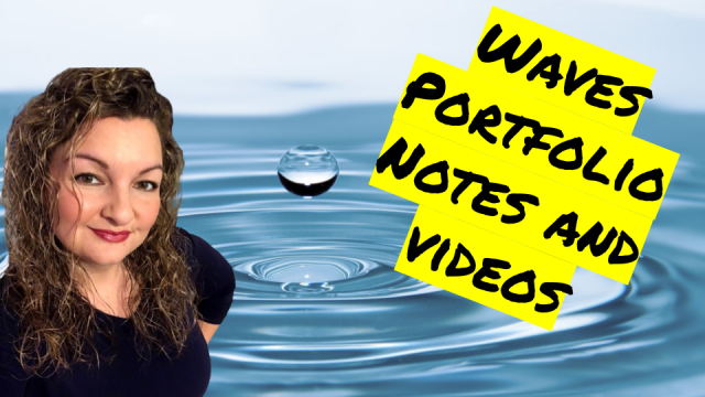 Waves Unit Portfolio Guided Notes and Videos